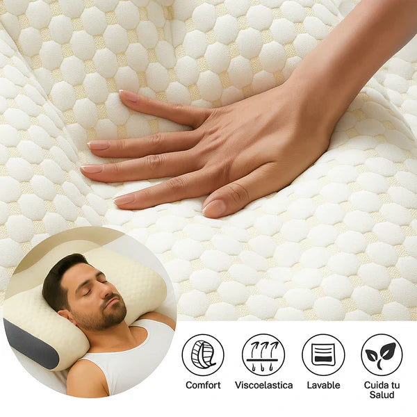 MEJORA LA CALIDAD DE TU SUEÑO - Almohada Cervical SPA 3D ¡ÚLTIMAS UNIDADES EN STOCK!