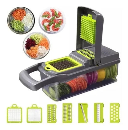 PREPARA TUS COMIDAS MÁS RÁPIDO: Cortador de Verduras 15 en 1 - SÚPER PROMO 30% OFF
