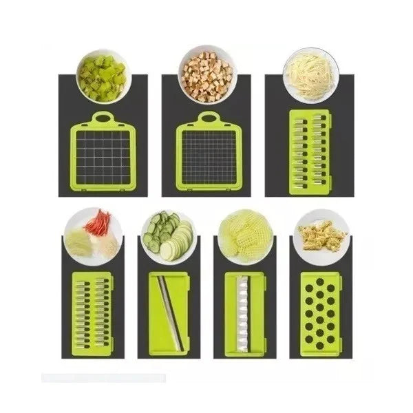 PREPARA TUS COMIDAS MÁS RÁPIDO: Cortador de Verduras 15 en 1 - SÚPER PROMO 30% OFF