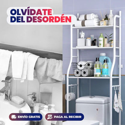 Estante Organizador para Baño 3 Niveles - LA SEGUNDA UNIDAD A MITAD DE PRECIO